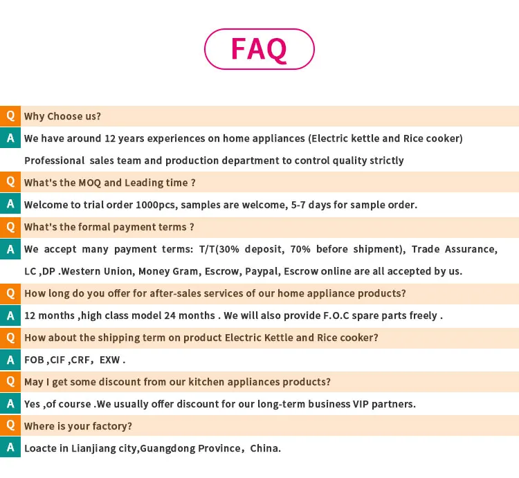 home appliance kettle