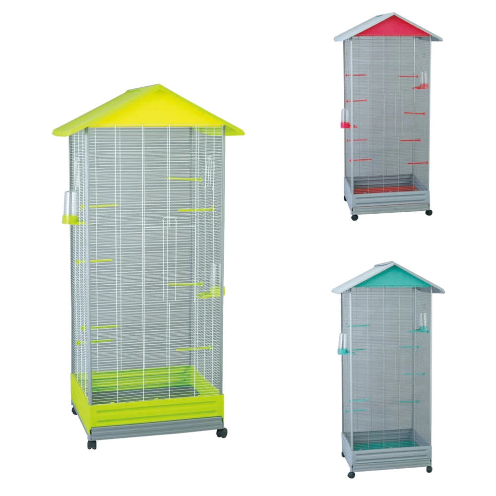 New Arrival Pet Products Spot Large Parrot Bird Cage Metal Encryption Wire Bird Cage Large BirdCage