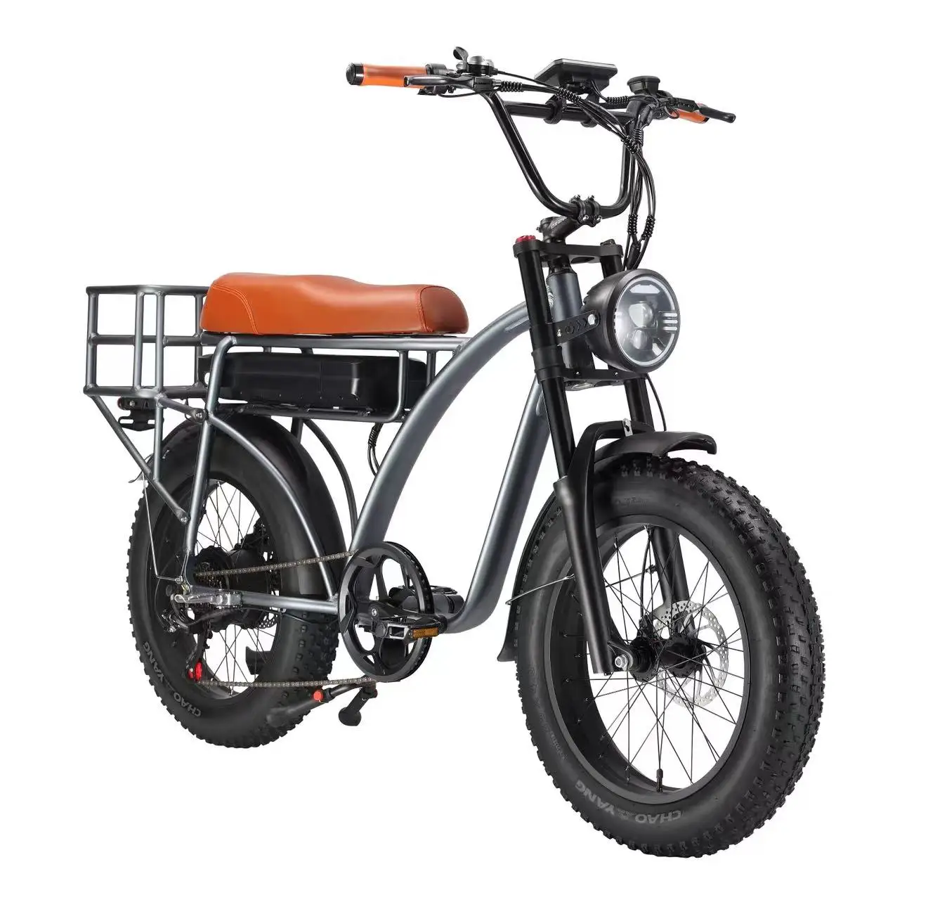 Dropship 20inch Adult Electric Fat Tire Bike Motorcycle Mountain  Bicycle 48V 1000W 2000W Double Motor 18Ah Electric City E Bike