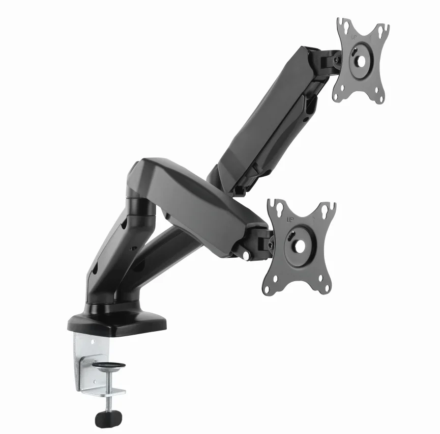 Mounting Classics Computer Bracket Double Arms Gas Spring Full Motion Monitor Desk Mount Monitor Holder Arm
