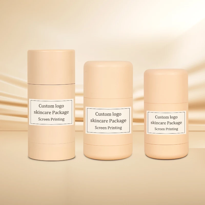 Custom ABS AS Top Filling White Twist Up Gel Cream Deodorant Stick Tube Body Deodorant Container with Sifter Lids