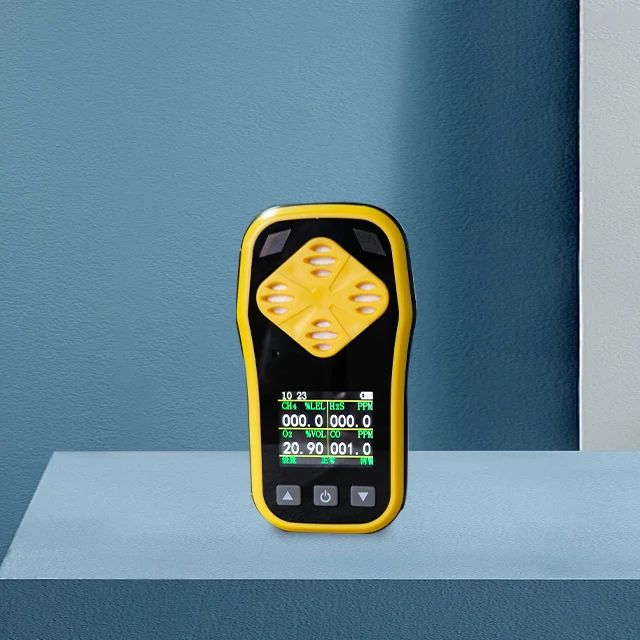 Jucheng h2s co o2 03 personal security alarm combustible multi-ozone gas detector