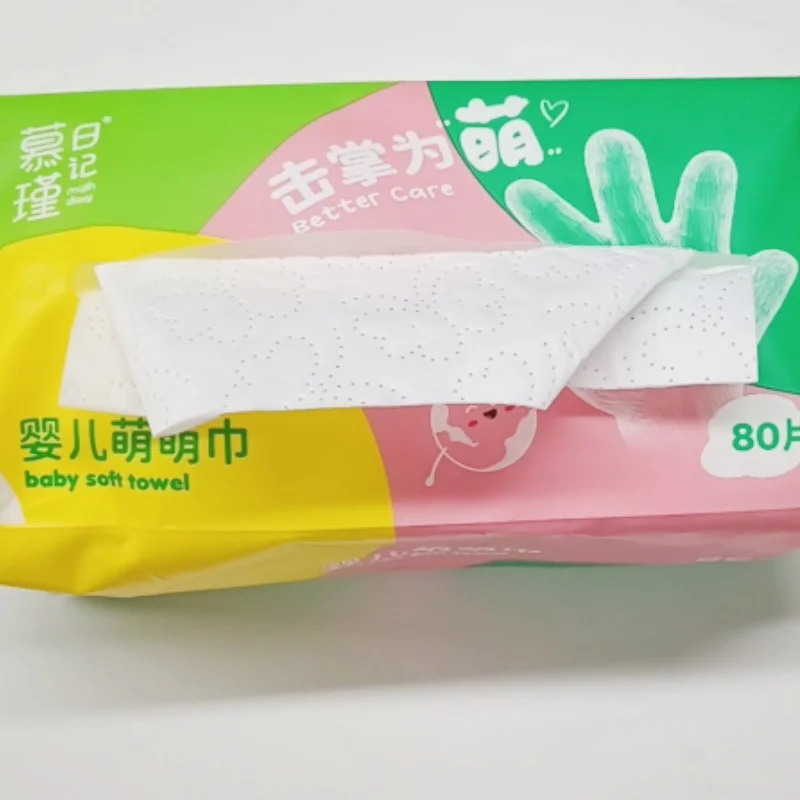 TCK Multiform Dry Wipes /PP/ Wood Pulp Baby Wipes Manufacture