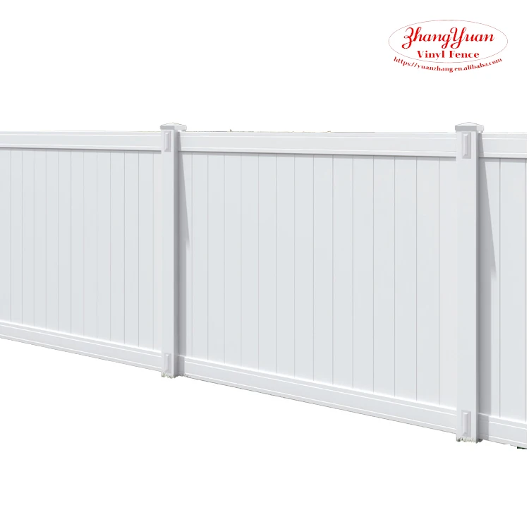 Hot American style vinyl privacy fence material high quality nice price pvc fence