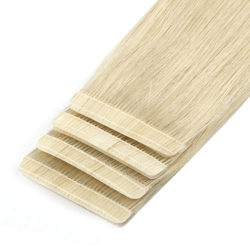 
K.SWIGS Love Line Tape in Remy Hair Extensions Straight Single Sided Tape in Hair Double Drawn 