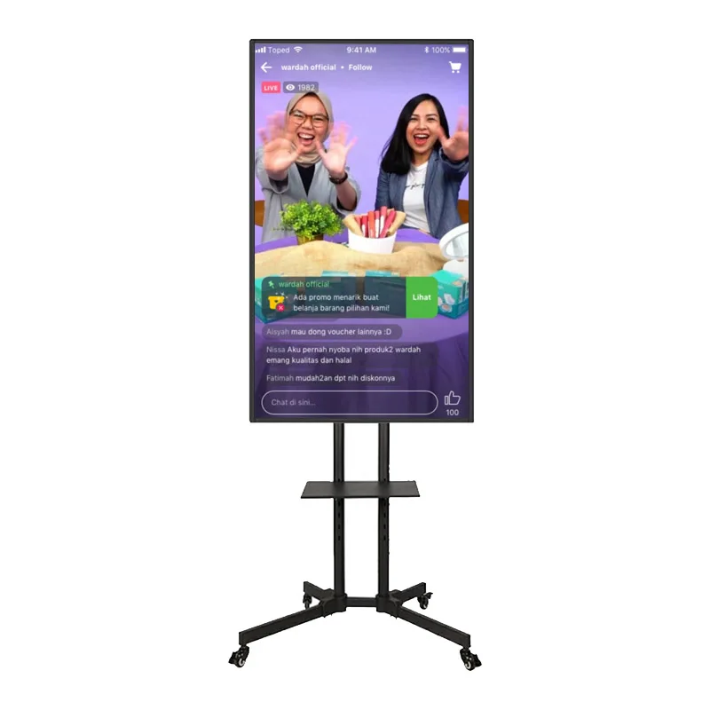 Lcd Screen Display Advertisement 15.6 Inch Live Broadcasting Equipment Live Streaming Equipment Machine For Live Room