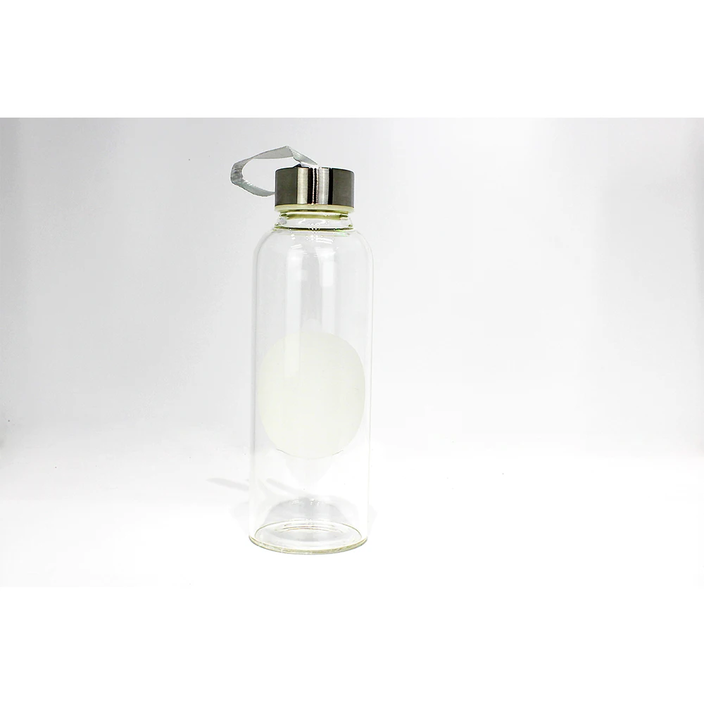 New Arrival Sublimation 500 ml Glass Bottle Water Bottles with Custom Logo