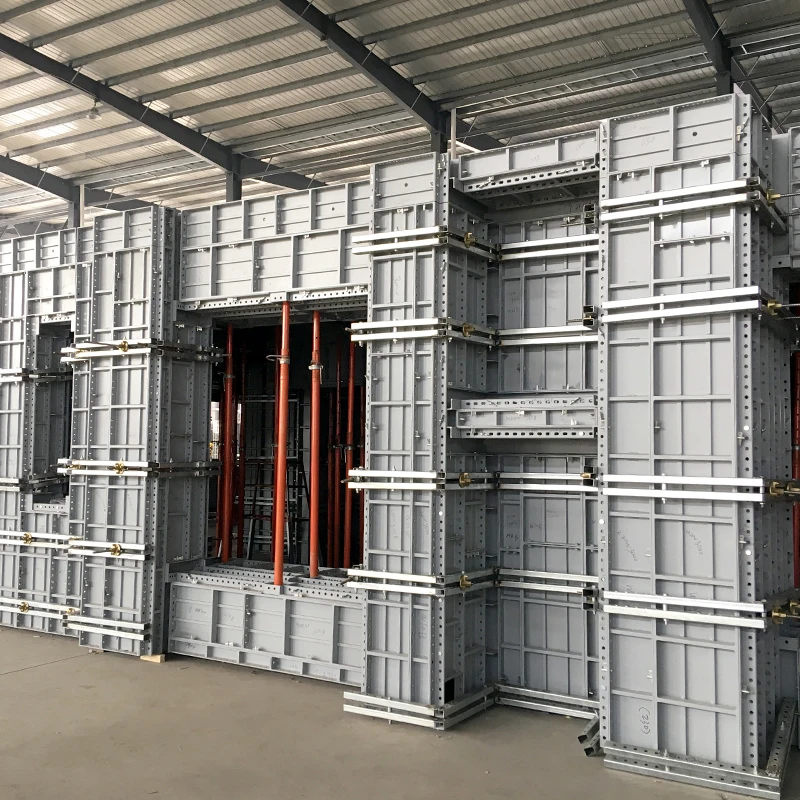 Aluminium system for concrete slab roof formwork Early stripping concrete slab panel similar to Skydeck System