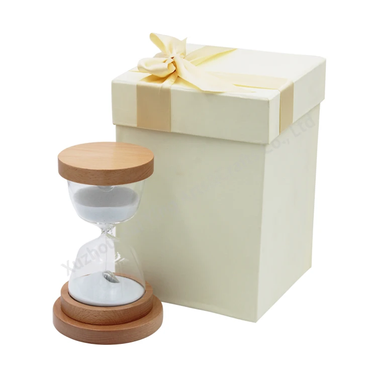 Time Magic Hourglass Decoration Ornaments Creative Metal Glass Hour Meter Home Decor Gift