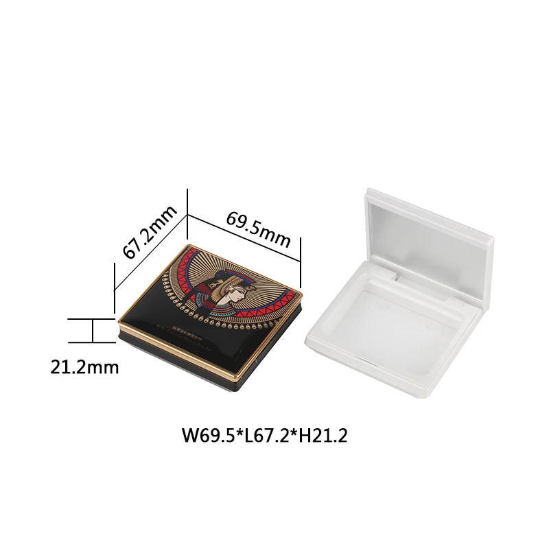 
luxury cosmetics powder case pebble luxury cosmetics compact unique shape 