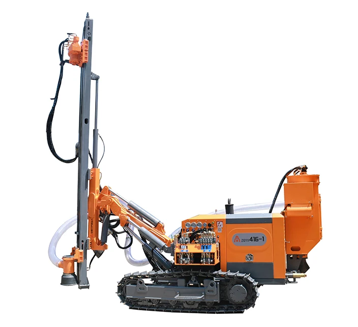 ZEGA China crawler hydraulic DTH hammer pneumatic drilling rig machine for sale ZGYX416-1