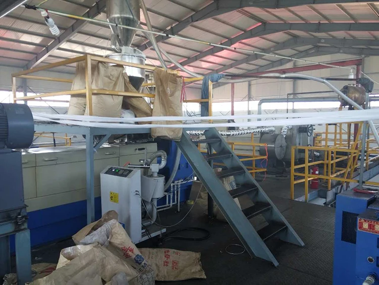 Автоматическая nonwoven аэродинамическим способом из расплава Нетканые ткани Спанбонд производственная линия