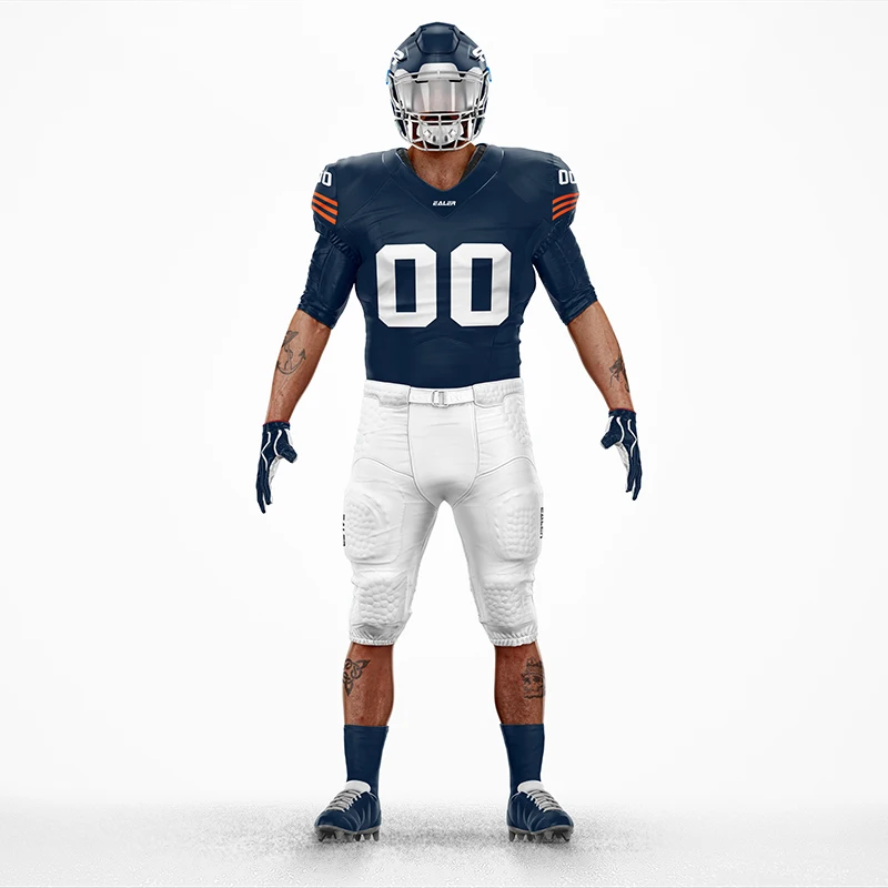 Custom wholesale sublimated youth american football jersey