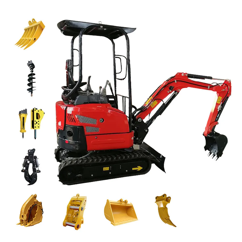 1000 Kg Hydraulic  Mini Crawler Excavator For Construction With CE EPA