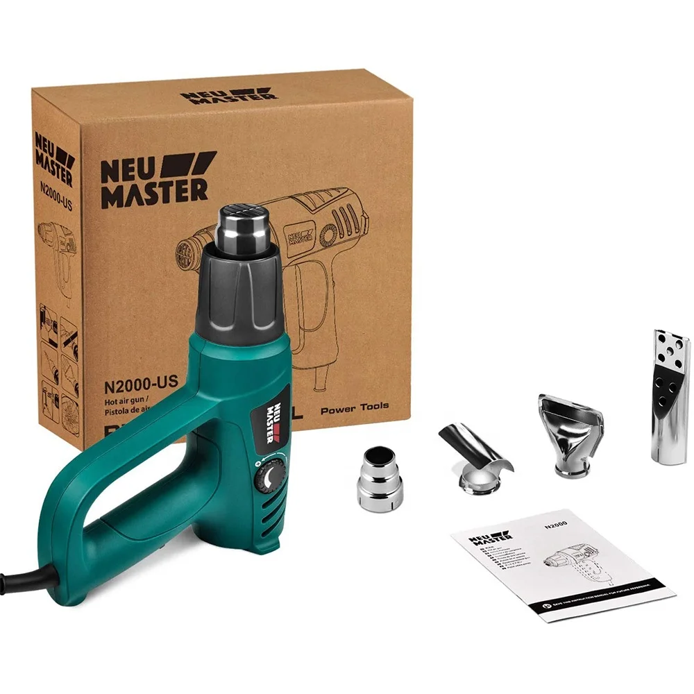 2000 Watt Heat Gun Hot Air Gun Dual Temperature Used for phone repair shrink wrapping heat shrink