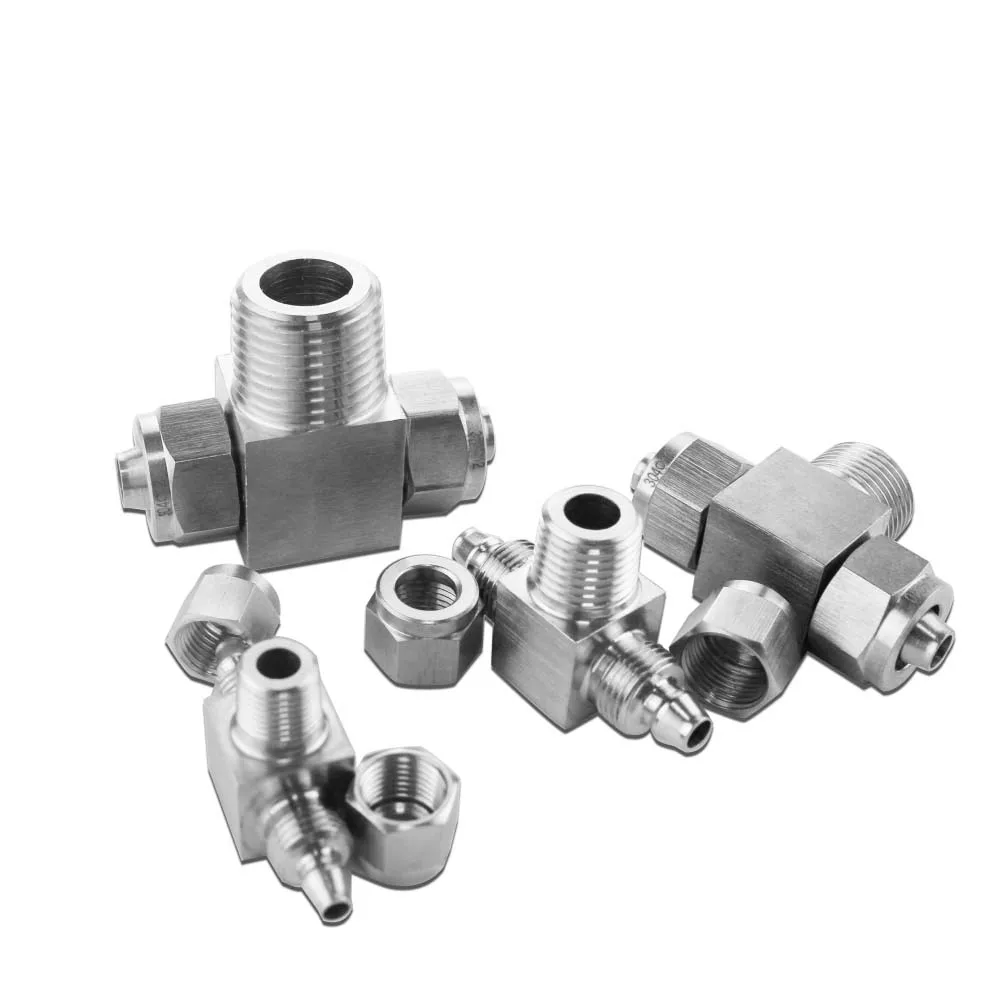 Pneumatic Tube Quick Connector Stainless Steel Quick Twist Fitting Pneumatic Components