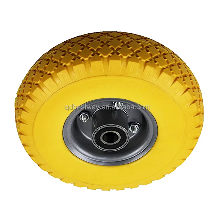 10 inch 260x85 trailer wheels PU foam wheels 3.00-4