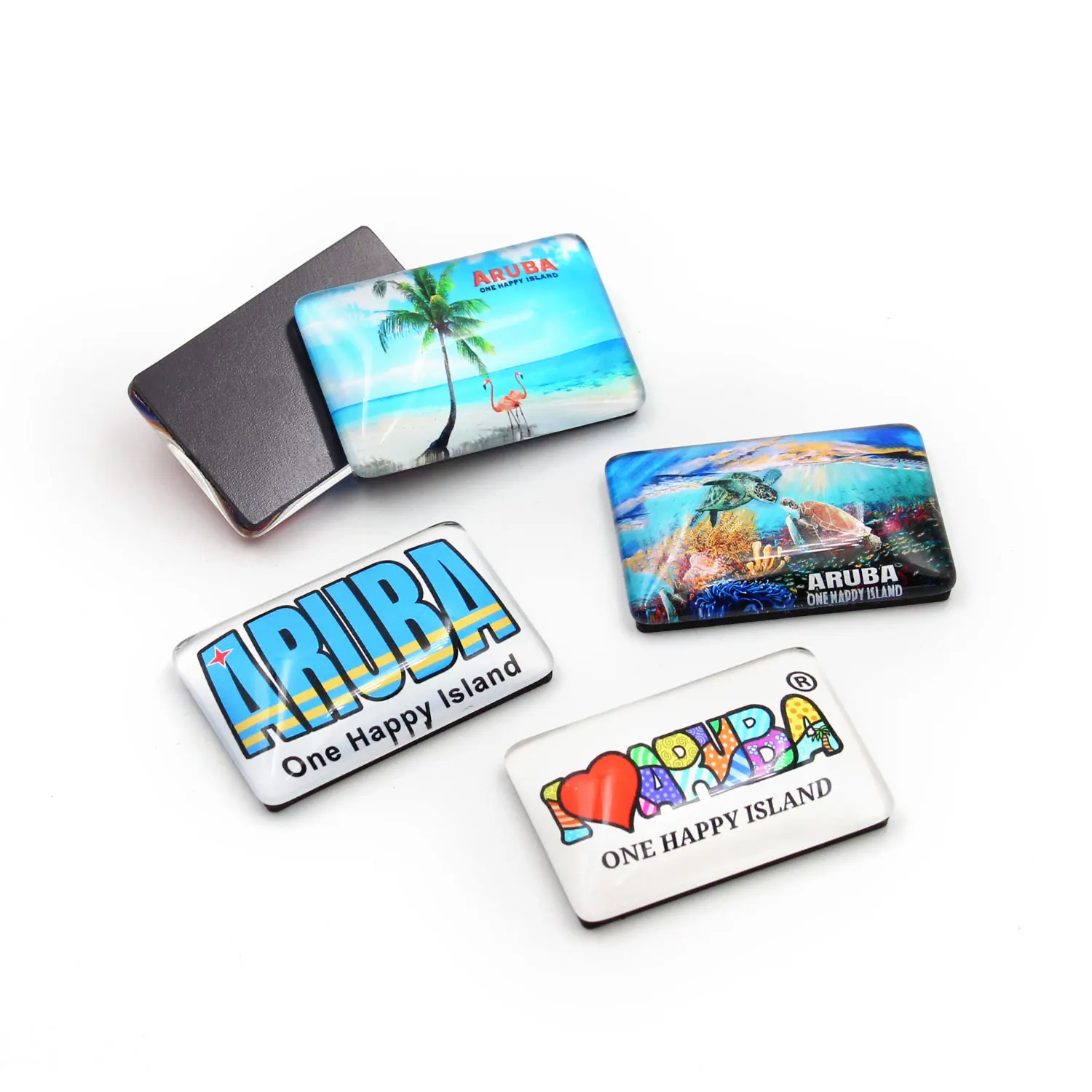 manufacturer reasonable price Refrigerator magnet souvenir blank 3D glass fridge magnets