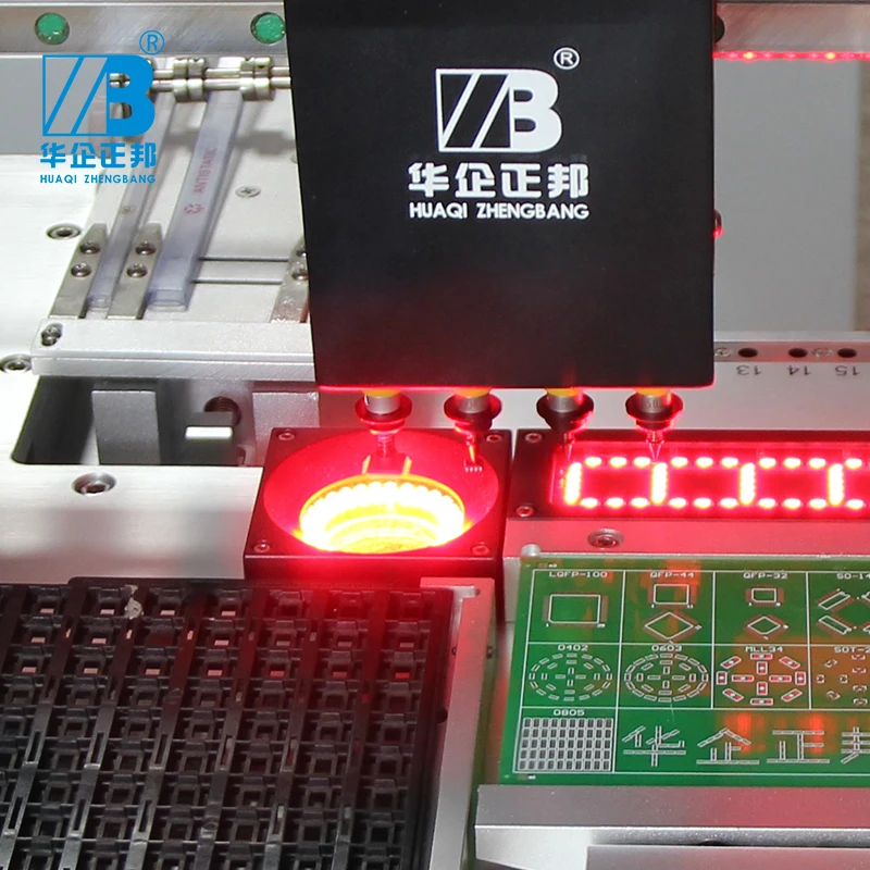 ZB3545TP SMT 4 Head Machine Desktop Small Pick And Place Machine Automatic Pcb Assembly Chip Mounter For 0402 0805 BGA Element