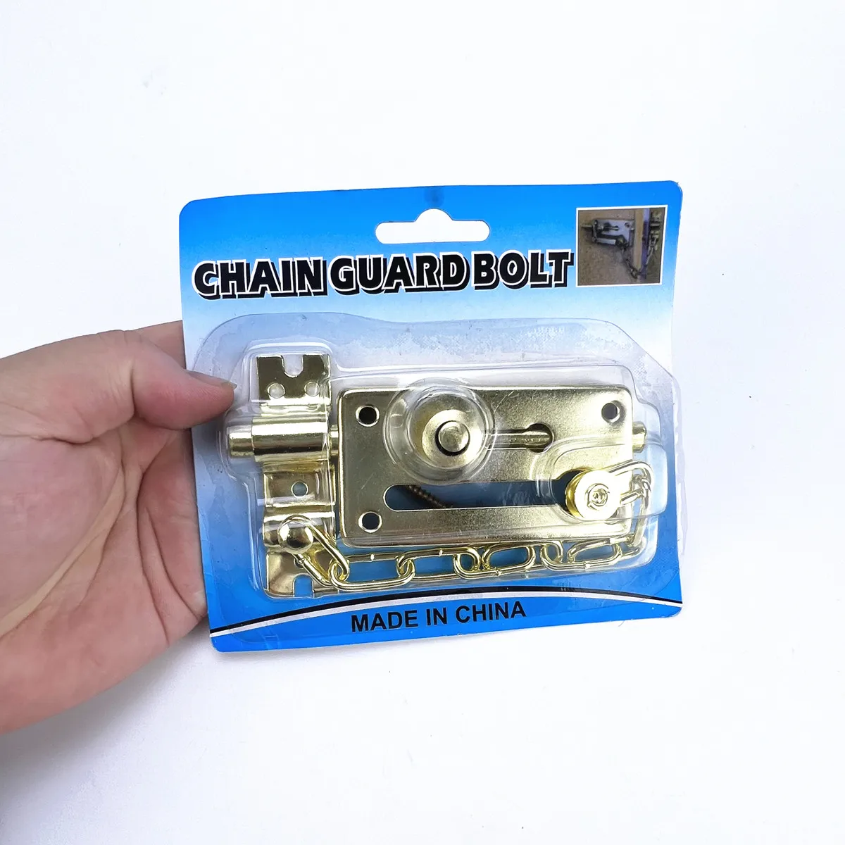 Pick Proof door Lock Chain Bolt Safety Chain Hotel Security Chain Latch Hardware Door Lock