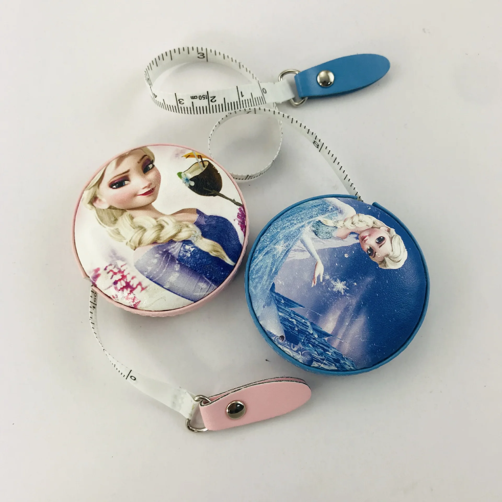 Custom Logo Full Printing sublimation 1.5M mini Leather tape measure for promotion gift
