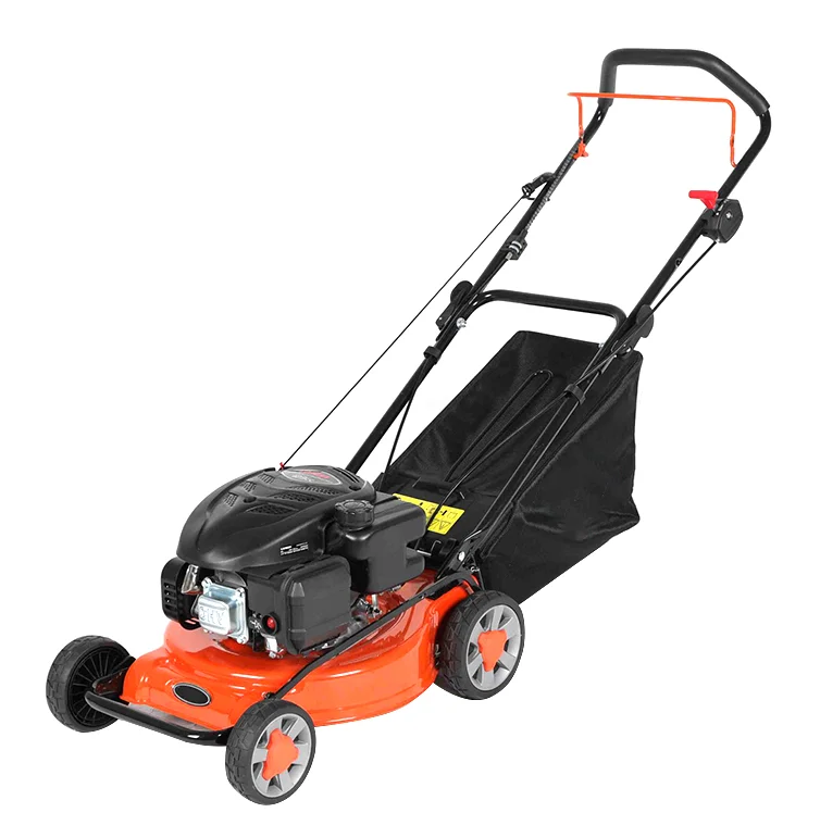 Hand push lawn mower garden grass cutter gasoline lawn mowers mini tractor lawn mower