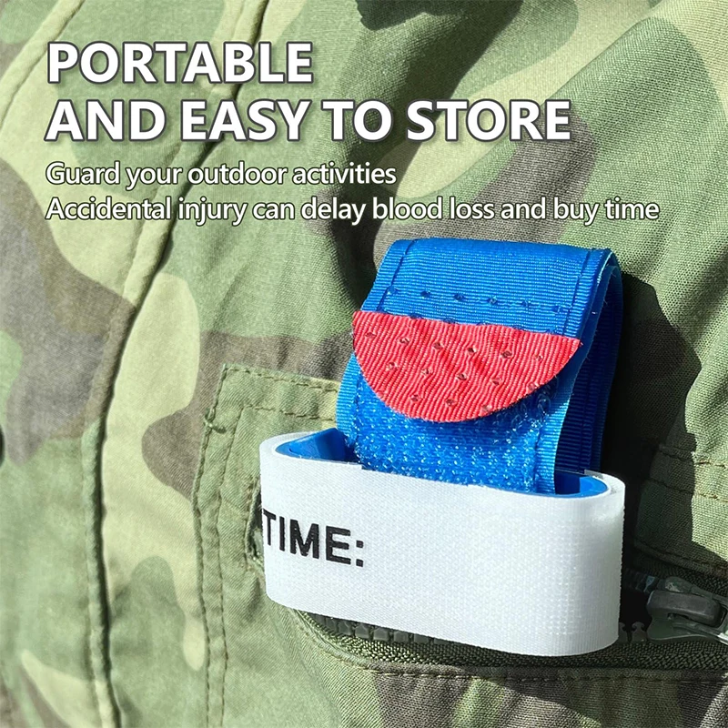 Single-Handed Application First Aid Garrot Emergency Tactical Hemostatic Tourniquet Trainer
