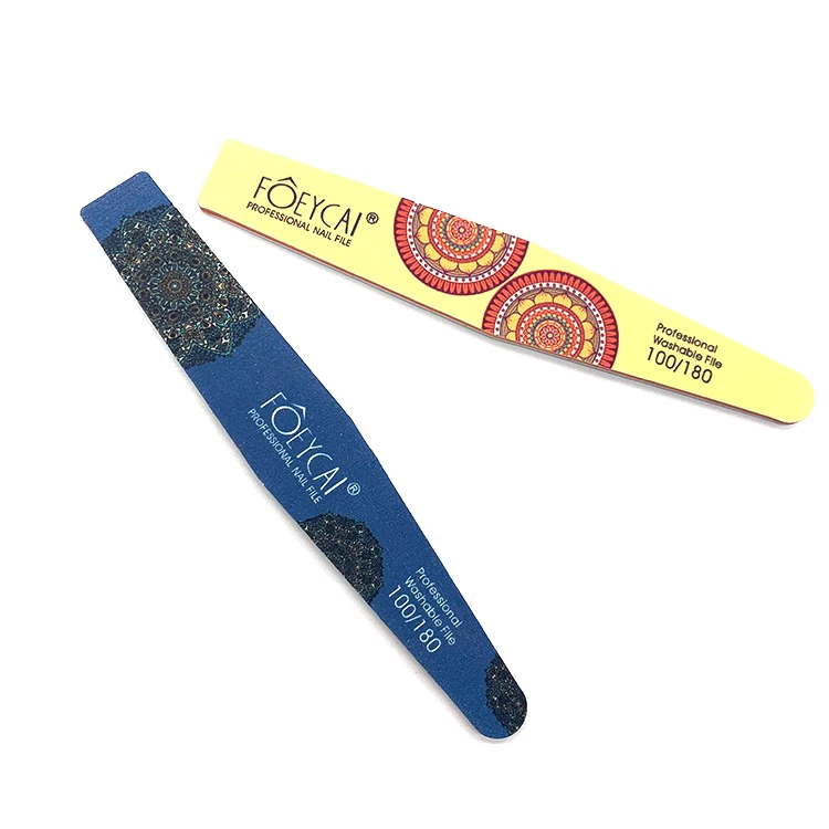 100 180 240 Custom logo 150 nail file pink emery board files for nails