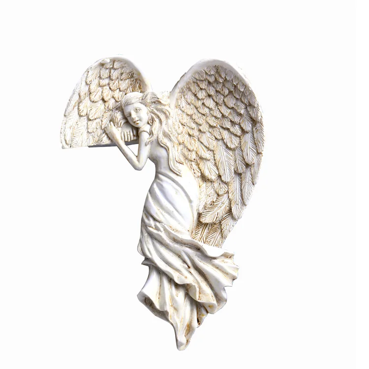 Door frame redemption angel resin ornament decoration awakening angel wings pendant ornament pain angel Fashion resin handicraft