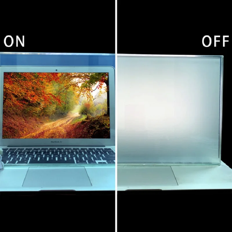 Быстрая доставка прозрачный матовый переключаемый конфиденциальное умное PDLC оттенок Электрический пленка-стекло