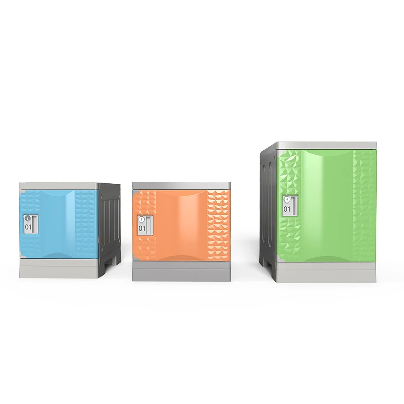 Quality kindergarten  classroom locker School Furniture ABS factory price Plastic Steel locker gym China student locker