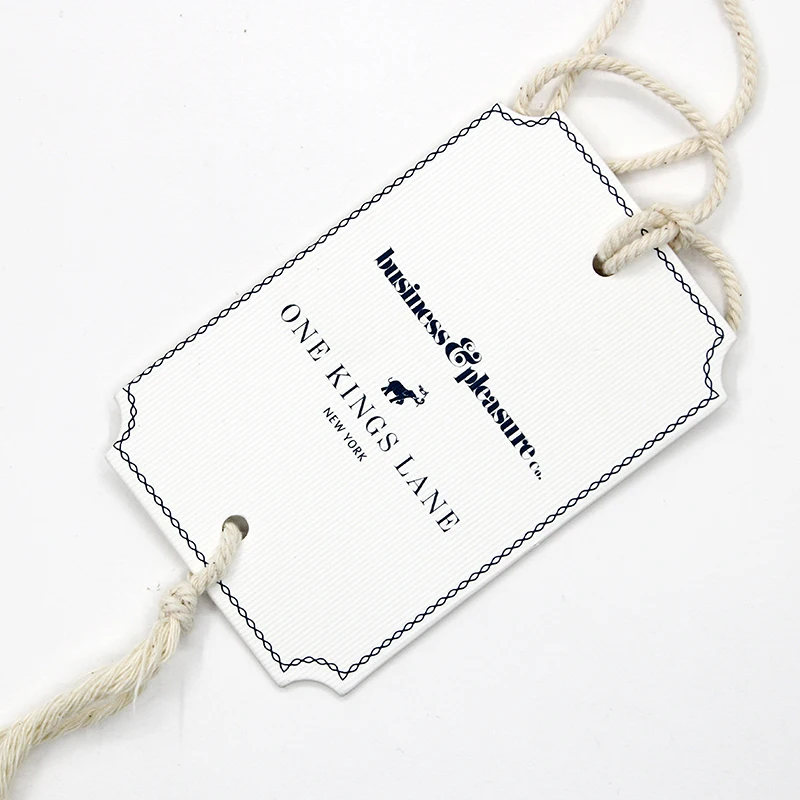hang tag clothing label card in fashion design