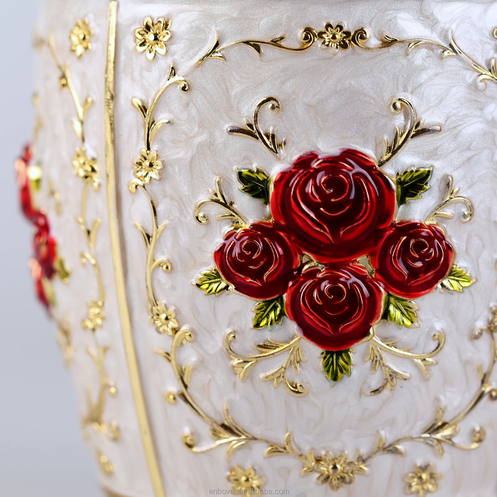 Luxury style for Human Ashes Medium Decorative Urns for Adult Beauty Flower Urns