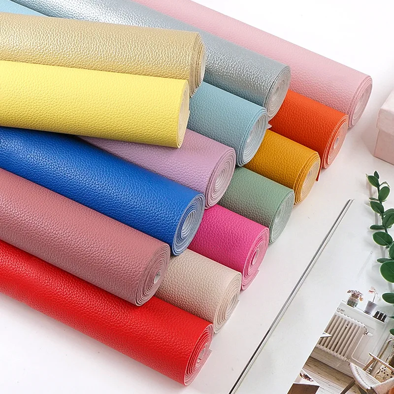 Thick 1mm Raw Material Artificial Rexine Synthetic Leather Shoe Materials PVC Fabric Leather for Shoes to Make Shoes Bags