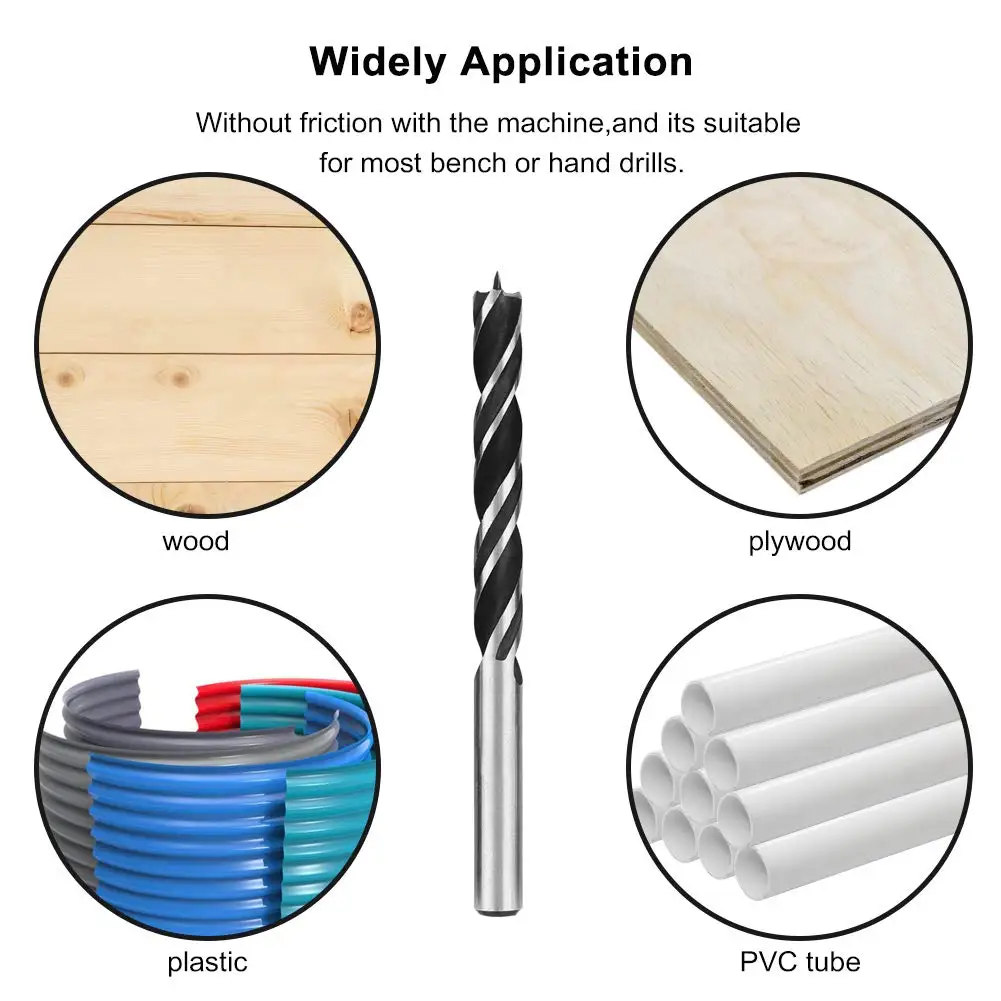 PEXMIENTAS 50 pcs Drill Bit Set and Screwdriver Bit Set Masonry Bit Set Household for Wood Plastic Metal Aluminum Alloy