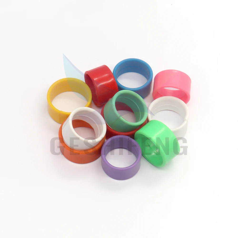Custom Poultry and Pigeon Identification Leg Band Bird Tracking Racing Chicken Foot Rings Plastic Tag for Chicken