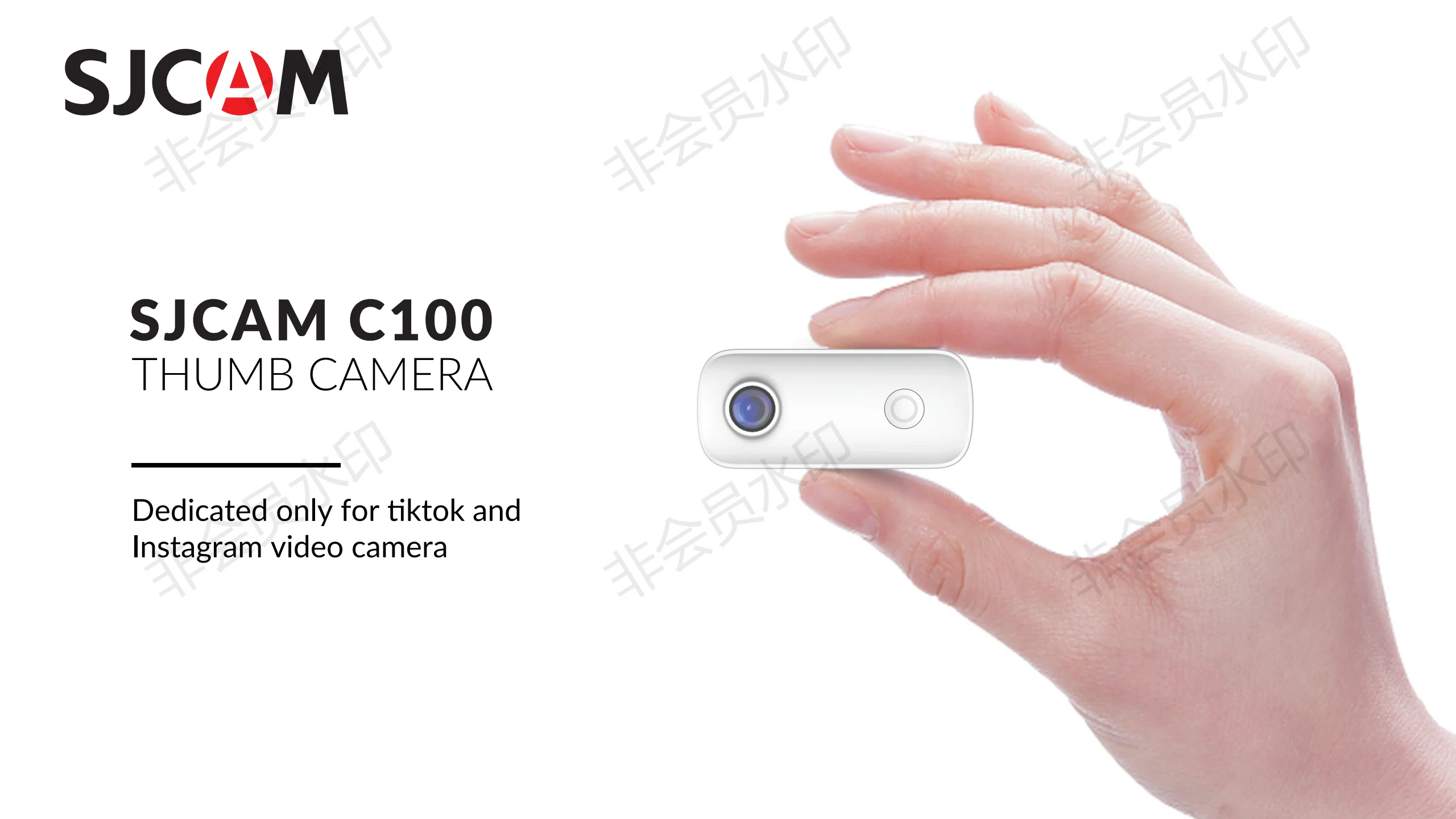 Xmas festival gift camera C100+ 2K/24fps anti-shake mini sport cameras for bicycle recording free hands