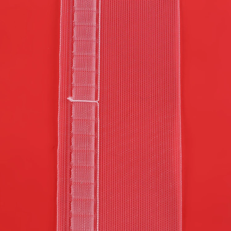 
Cheap price polyester 7.5cm transparent belt style nylon snap trim yarn curtain tape for home 
