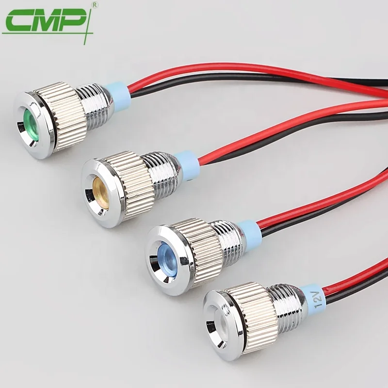 CMP LED signal lamp ip67 3V 6V 12V 24V 36V 48V 110V 220V indicator lights