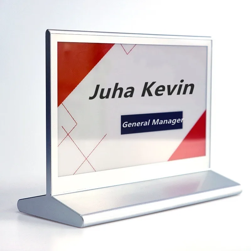 Прямая продажа с фабрики, двухсторонний электронный выставочный стенд 7,5 дюйма, электронный стенд, дисплей, карта для встреч