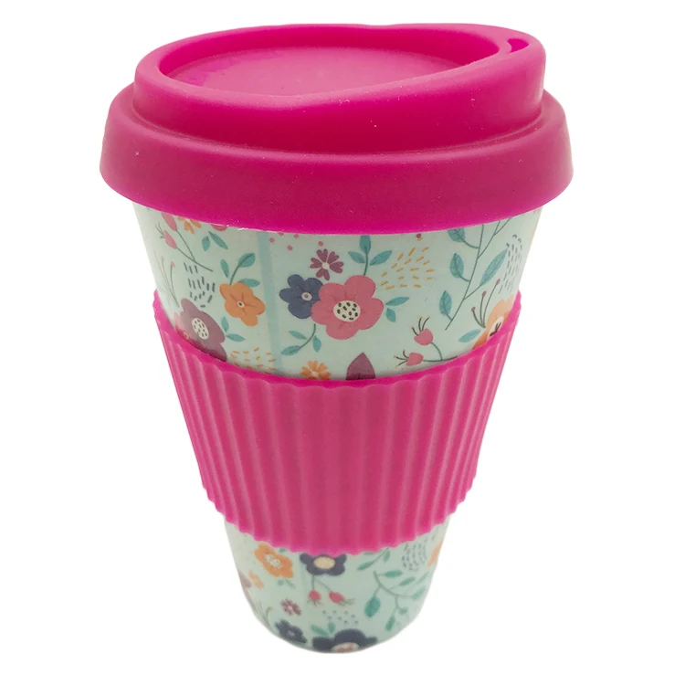 Reusable Custom Cups Eco Friendly Biodegradable Bamboo Cup Bamboo Fiber Coffee Cups