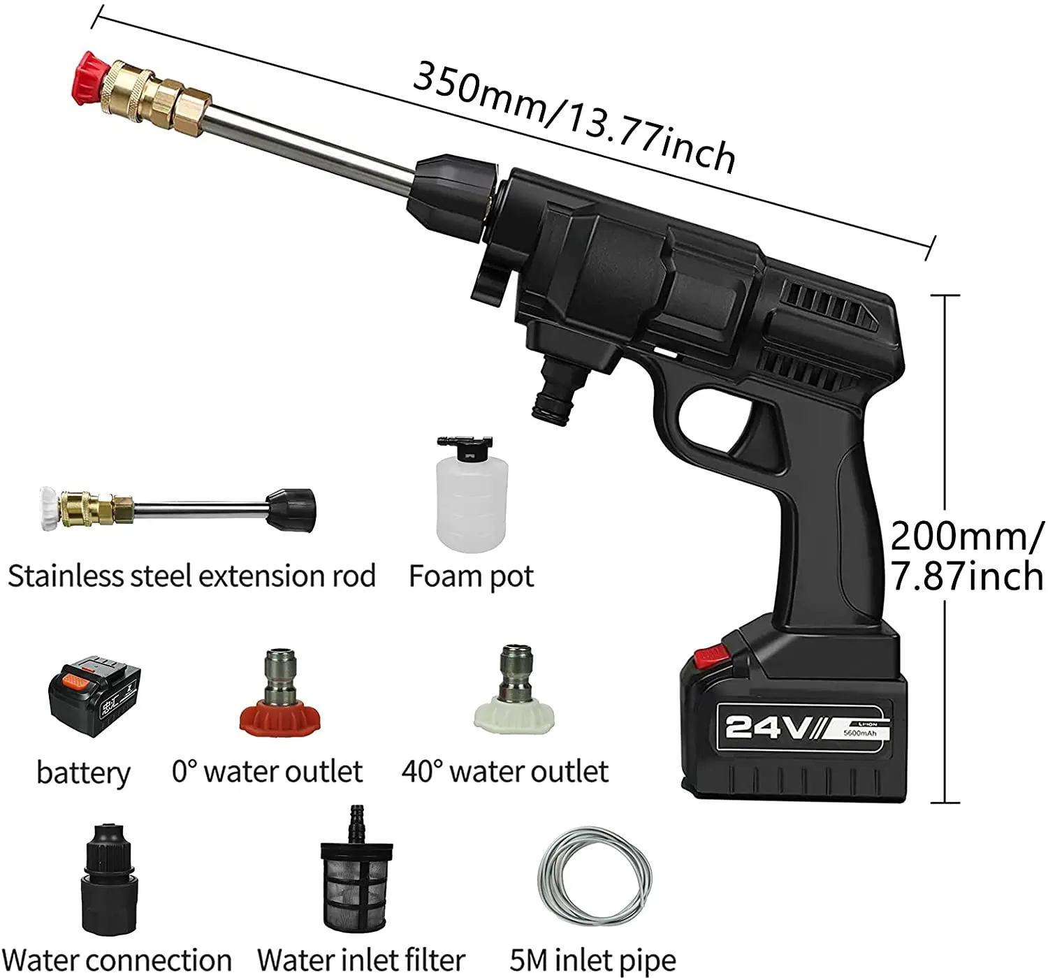 Multi Function Household Cleaning 12V Washing Machine Car Washer Water Jet High Pressure Cleaner