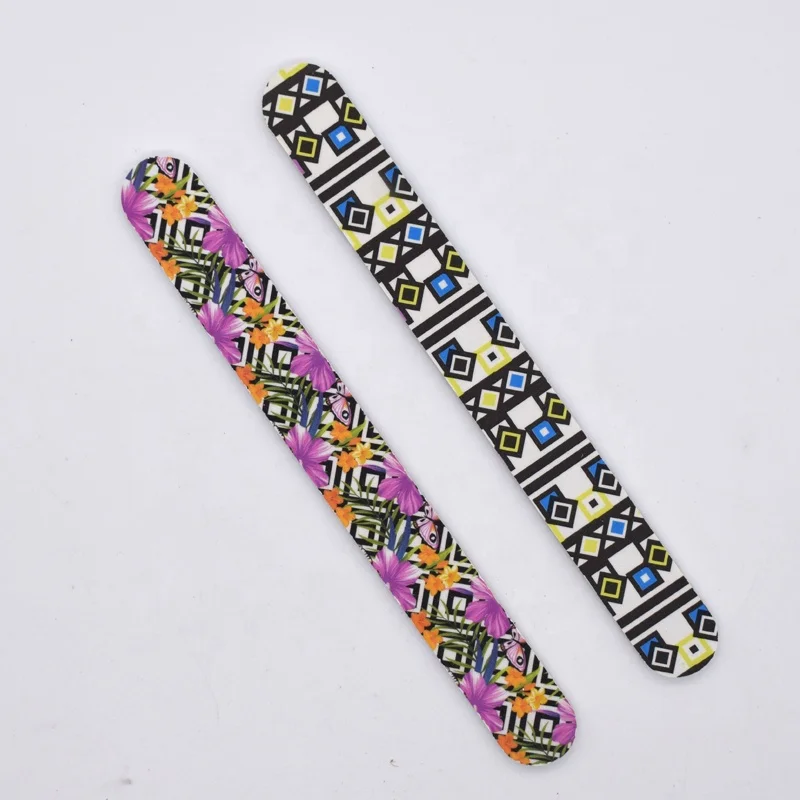 Custom logo printing sandpaper nail file