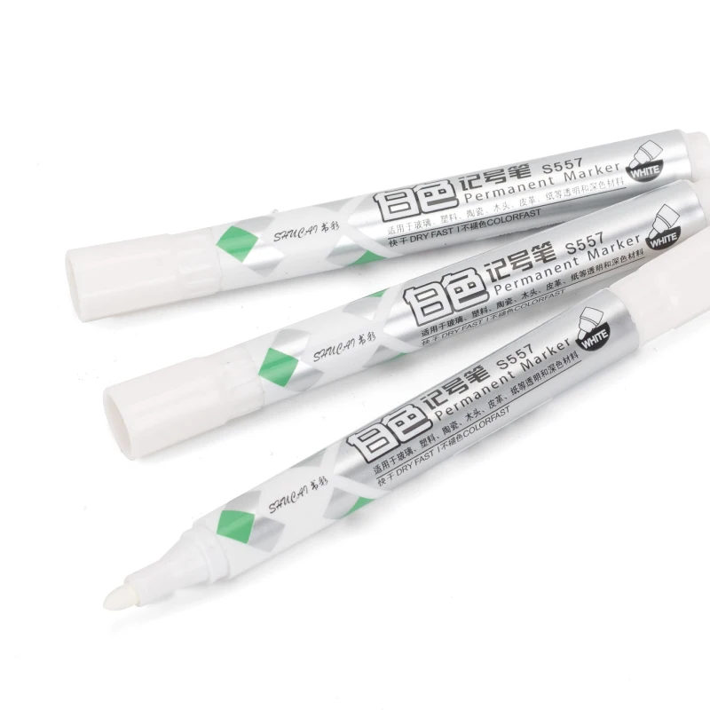 
Hot Selling Good Quality Bullet Tip Multi-colors White Permanent Marker Pen 