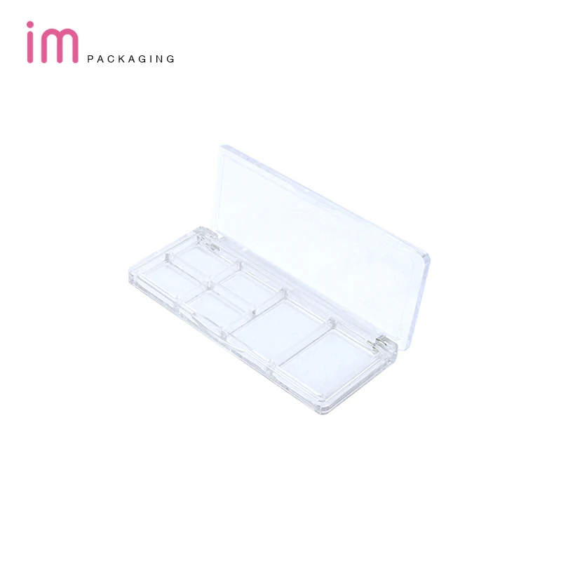 6 well empty AS makeup palette luxury makeup eyeshadow and blush packaging