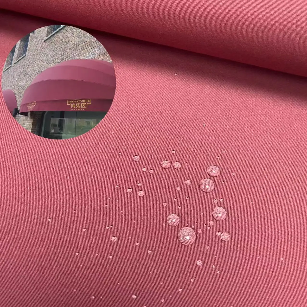 High Quality 100% Solution Dyed Acrylic awning fabric waterproof anti-uv widely used in outdoor industry