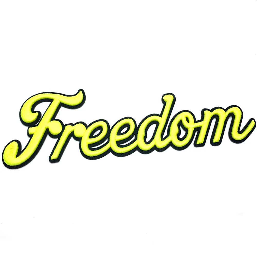 3D patches embossed embroidered letter patches iron on heat press patches for Hat