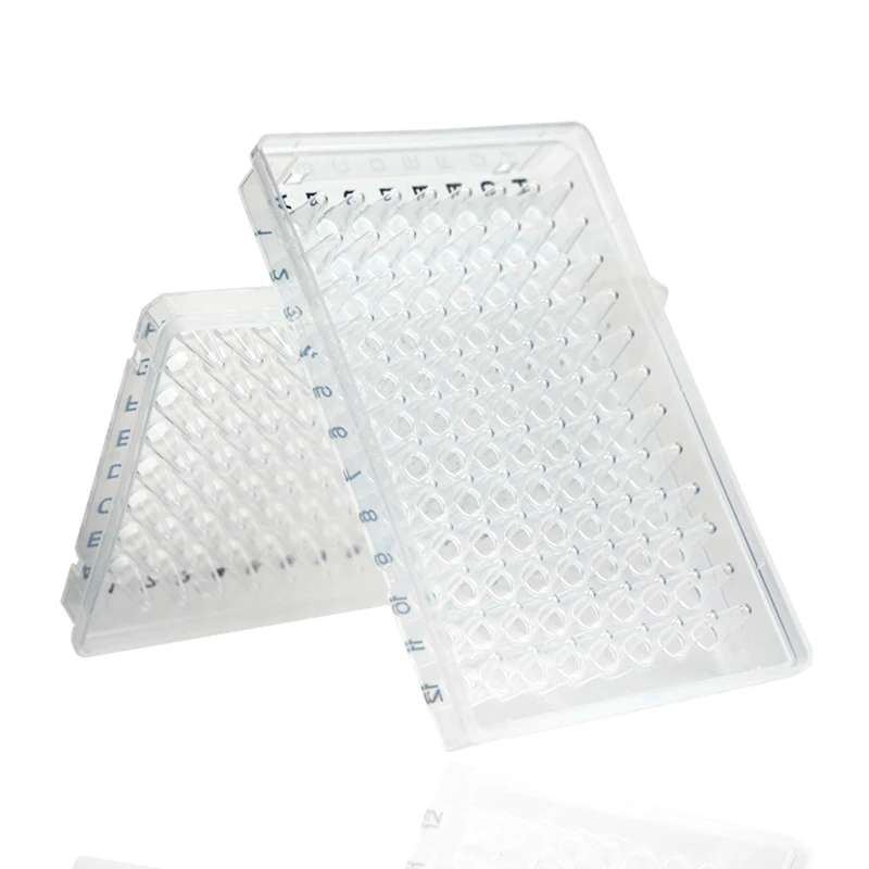 High quality pcr plate laboratory consumable 96 well pcr plates with full skirt 0.1ml pcr plate