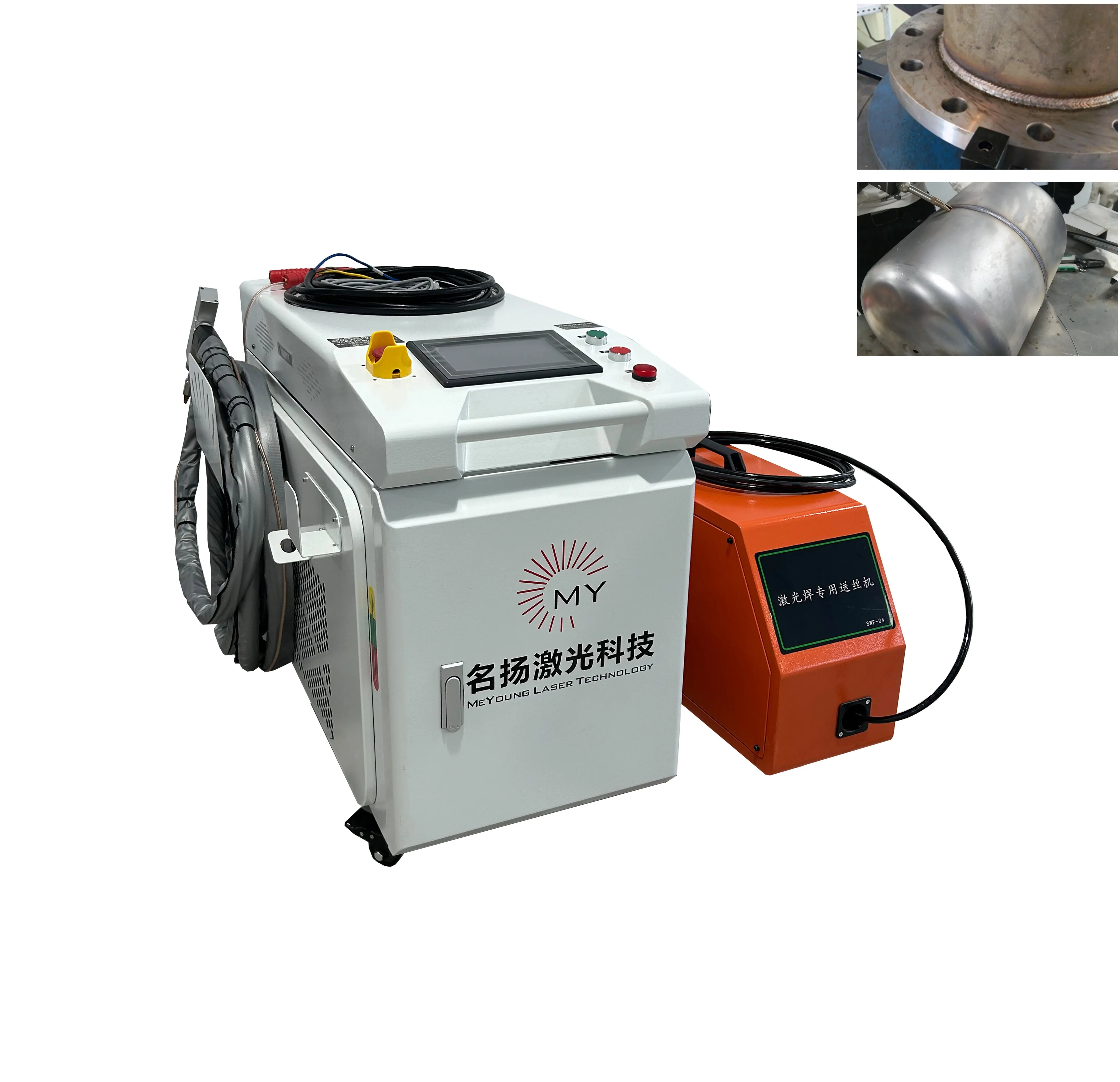 Ручной 1500W-3000W волоконно-лазерный сварочный аппарат JPT лазерный новый в состоянии стальной металл из нержавеющей стали алюминиевые детали BWT мотор