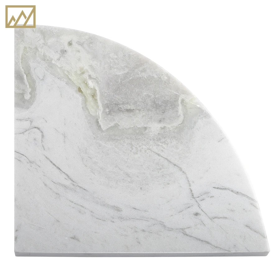Wall Mounted Natural Stone Triangle Storage Rack Marble Corner Shelf Bathroom Triangle Shelves Shower Corner Shelf